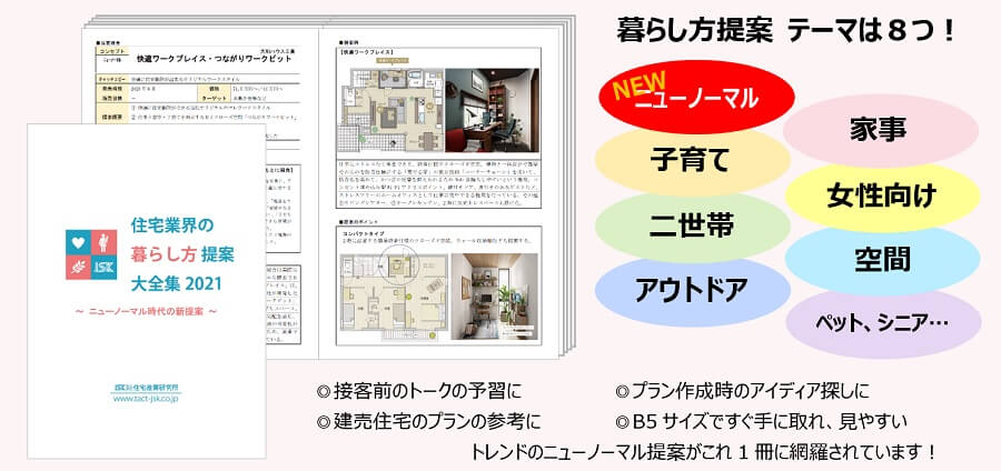 住宅業界の暮らし方提案大全集2021サンプル1