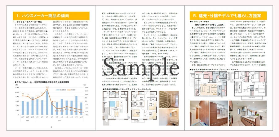 住宅業界の暮らし方提案大全集2021サンプル2