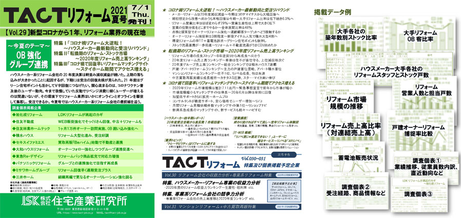 季刊TACTリフォーム―2021年夏号