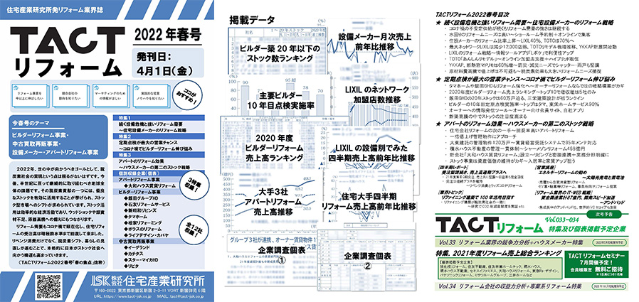 季刊TACTリフォーム―2022年春号